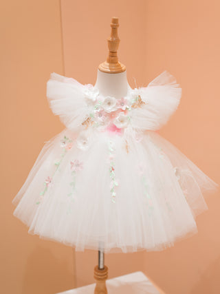 Haute couture white Ball gown