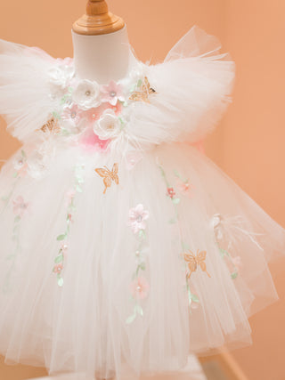 Haute couture white Ball gown