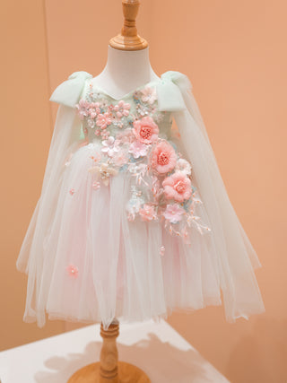 Elite luxe collection mint green ball gown