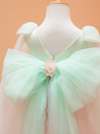 Elite luxe collection mint green ball gown