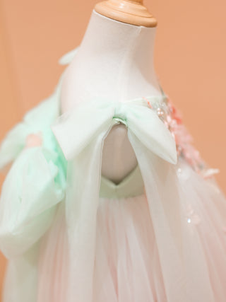 Elite luxe collection mint green ball gown