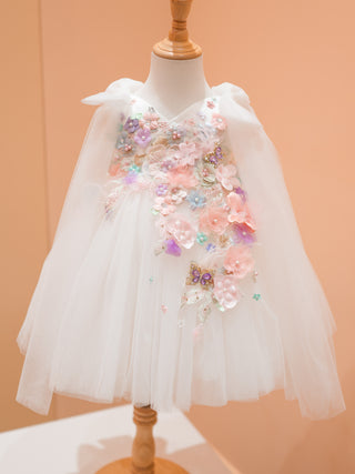 Opulent Birthday Elegance White Dress