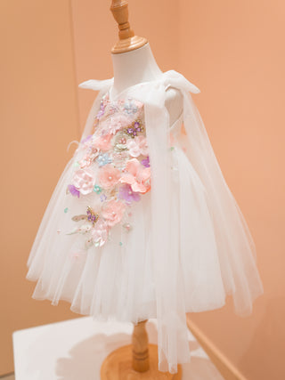 Opulent Birthday Elegance White Dress