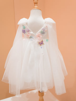 Opulent Birthday Elegance White Dress