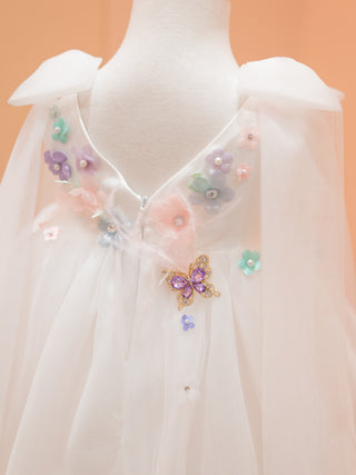 Opulent Birthday Elegance White Dress