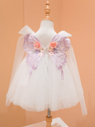 Celetial Butterfly white dress with butterflies