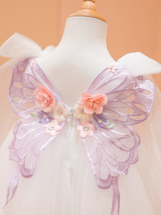 Celetial Butterfly white dress with butterflies