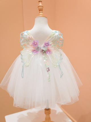 Floral Fantasy Luxe White Dress