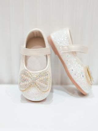 Girl Princess Glitter shoes with Bow