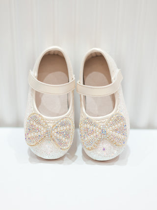 Girl Princess Glitter shoes with Bow